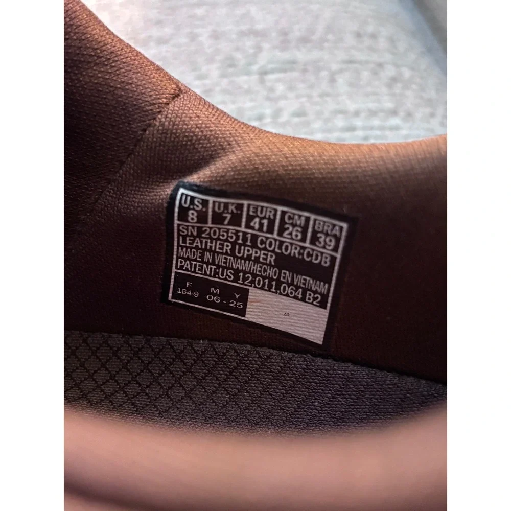 Skechers Hands Free Slip-ins Arch‎ Fit Brown Leather Shoes 205511 Mens 8